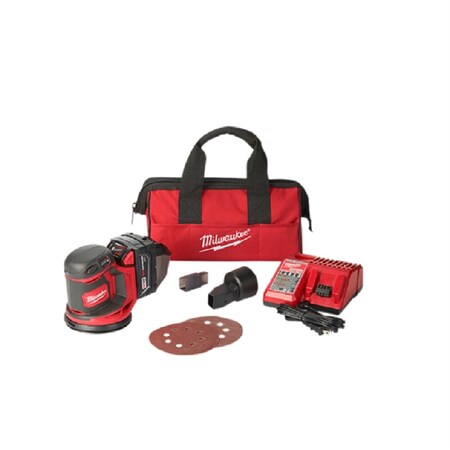 Milwaukee Tool MilwaukeeÂ® M18â„¢ Random Orbit Sander w/ (1) REDLITHIUMâ„¢ XC Battery Kit 2648-21